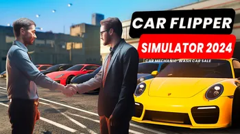 Car Flipper Simulator 2024 - Car Mechanic, Wash, Car Sale  cover image