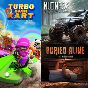 Turbo Dash Kart & Mudness Offroad & Buried Alive cover image