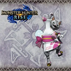 "F Floral Yukata" Palico layered armor piece cover image