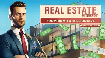 REAL ESTATE Simulator – FROM BUM TO MILLIONAIRE: Street Survival cover image