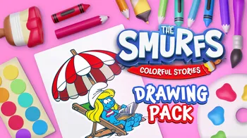 The Smurfs: Colorful Stories Drawing Pack cover image