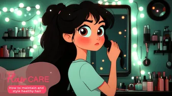 Hair care: How to maintain and style healthy hair cover image