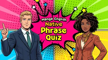 Manga English Native Phrase Quiz cover image
