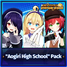 Neptunia Virtual Stars - "Aogiri High School" Pack cover image