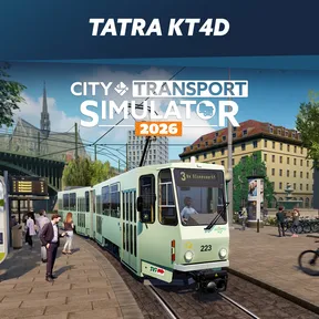 CTS 2026 - Tram DLC: Tatra KT4D - City Transport Simulator Bus & Tram cover image