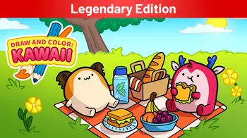DRAW AND COLOR: KAWAII Legendary Edition cover image