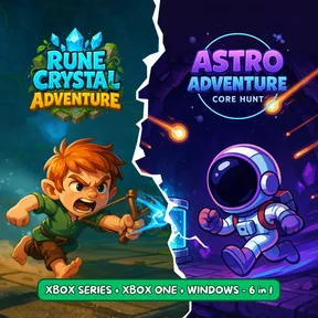 Rune Crystal & Astro Adventure (PACK - 6 IN 1) cover image