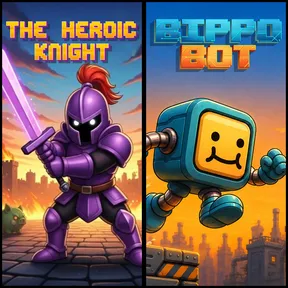 The Heroic Knight & Bippo Bot (BUNDLE) cover image
