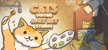 Cats Visiting Cozy Art Studios cover image