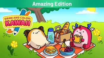 DRAW AND COLOR: KAWAII Amazing Edition cover image