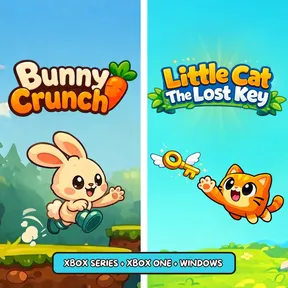 Bunny Crunch & Little Cat Bundle (PACK - 6 IN 1) cover image