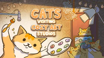 Cats Visiting Cozy Art Studios cover image