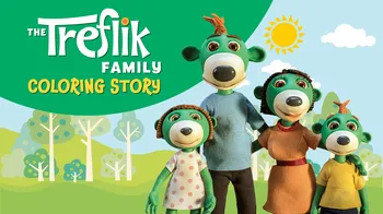 The Treflik Family Coloring Story cover image