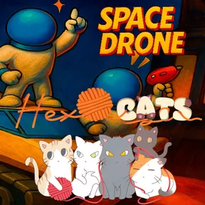 Space Drone and Hex Cats Bundle cover image