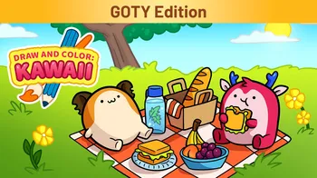 DRAW AND COLOR: KAWAII GOTY Edition cover image