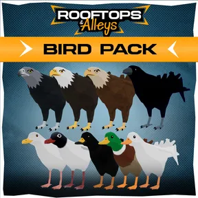 Rooftops and Alleys: The Parkour Game - Bird Pack DLC cover image