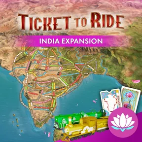 Ticket to Ride®: India Expansion cover image