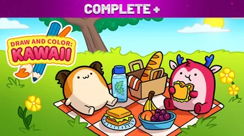 DRAW AND COLOR: KAWAII Complete + cover image
