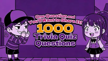 One Question and You'll Want to Share It! 1000 Trivia Quiz Questions cover image