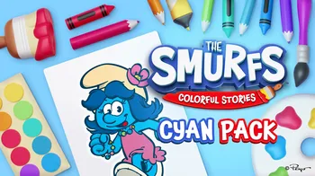 The Smurfs: Colorful Stories Cyan Pack cover image