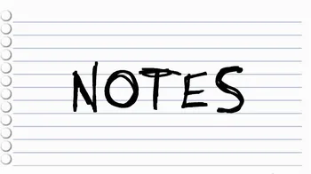 Notes cover image